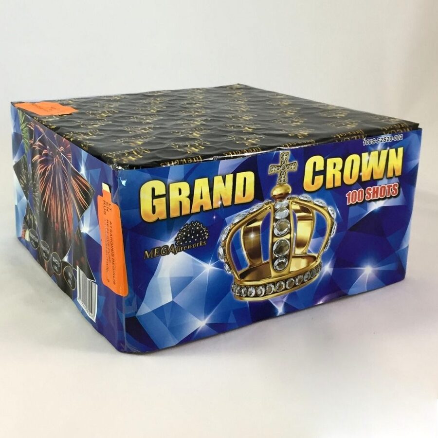 Fejerverkas-baterija „Grand Crown“ (100 šūvių, 20mm)