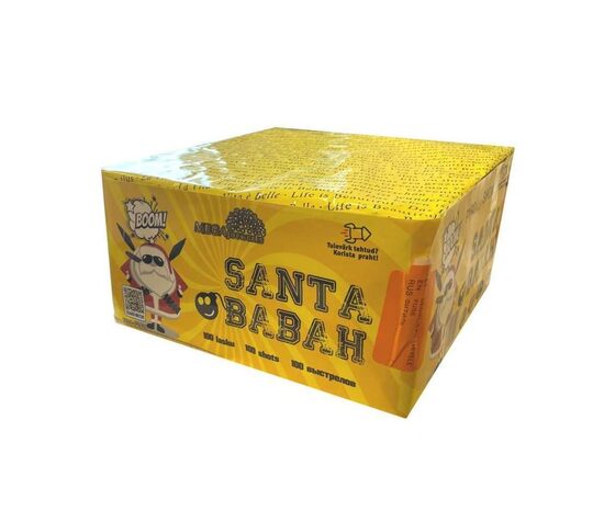 Daugiašūvis fejerverkas „Santa Babah“ (100 šūvių, 20mm)