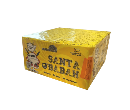 Daugiašūvis fejerverkas „Santa Babah“ (100 šūvių, 20mm)