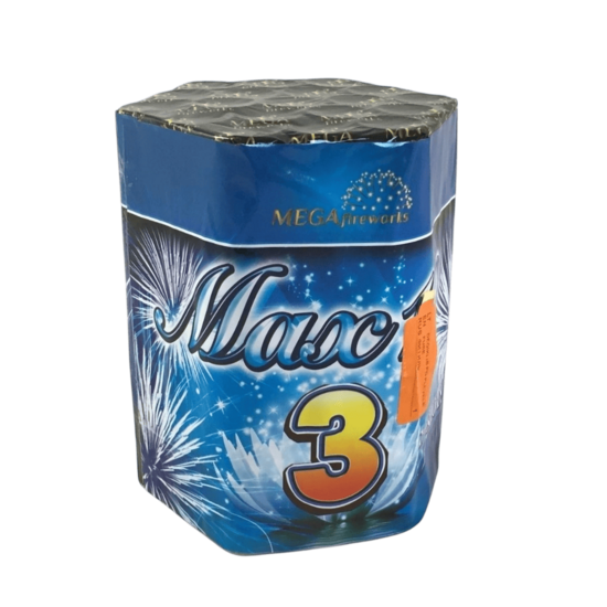 Daugiašūvis fejerverkas „Max 19-3“ (19 šūvių, 30mm)