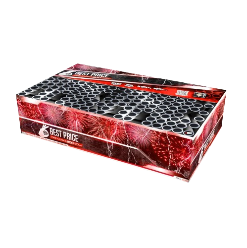 Daugiašūvis fejerverkas „Best Price Multi 200“ (200 šūvių, 20mm, įvairiakryptis)