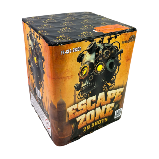 Daugiašūvis fejerverkas „Escape Zone“ (25 šūviai, 30mm)