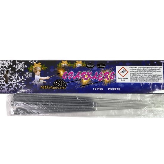 Šaltosios ugnelės (10 vnt., 26cm)