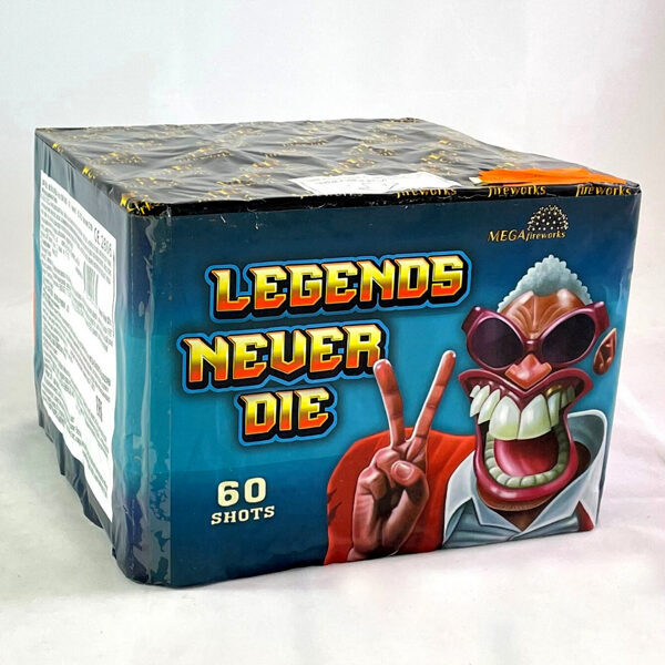 Fejerverkas-baterija „Legends Never Die“ (60 šūvių, 20, 25mm)